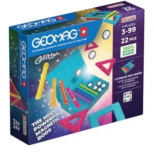 Geomag Glitter Panels Recycled 22 Pcs